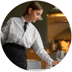 camarero para restaurante workout events