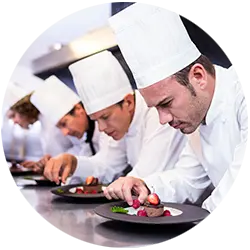 cocinero para eventos workout events
