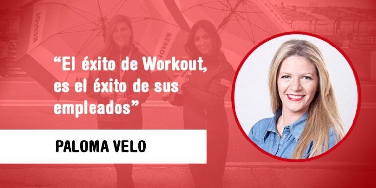 Entrevista directora departamento imagen workout events paloma velo