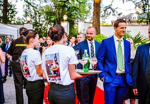 Kellner für Firmenveranstaltungen