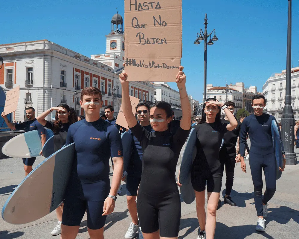 azafatas street marketing workout events