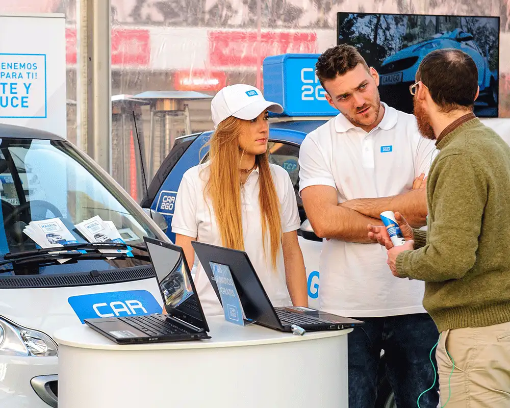 Interacción con el público