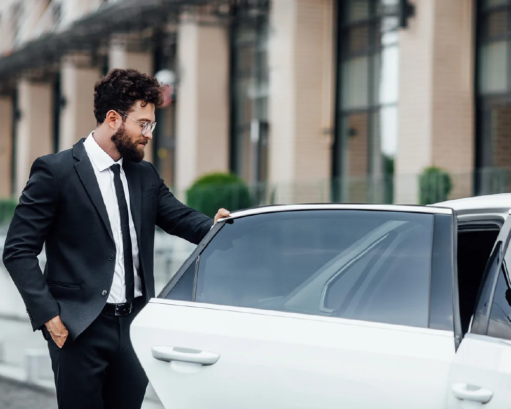 Conductor de eventos chofer