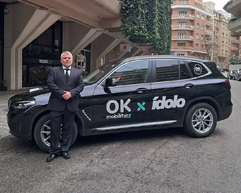 Conductor de eventos chofer