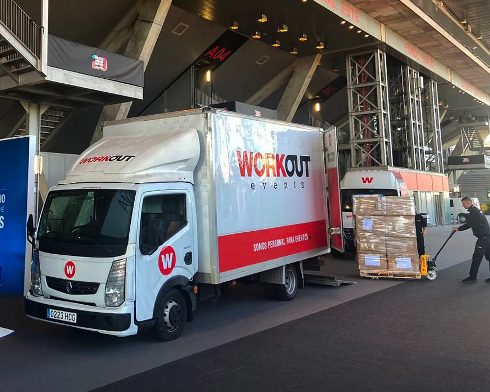 Läufer Logistik Lkw-Entladung
