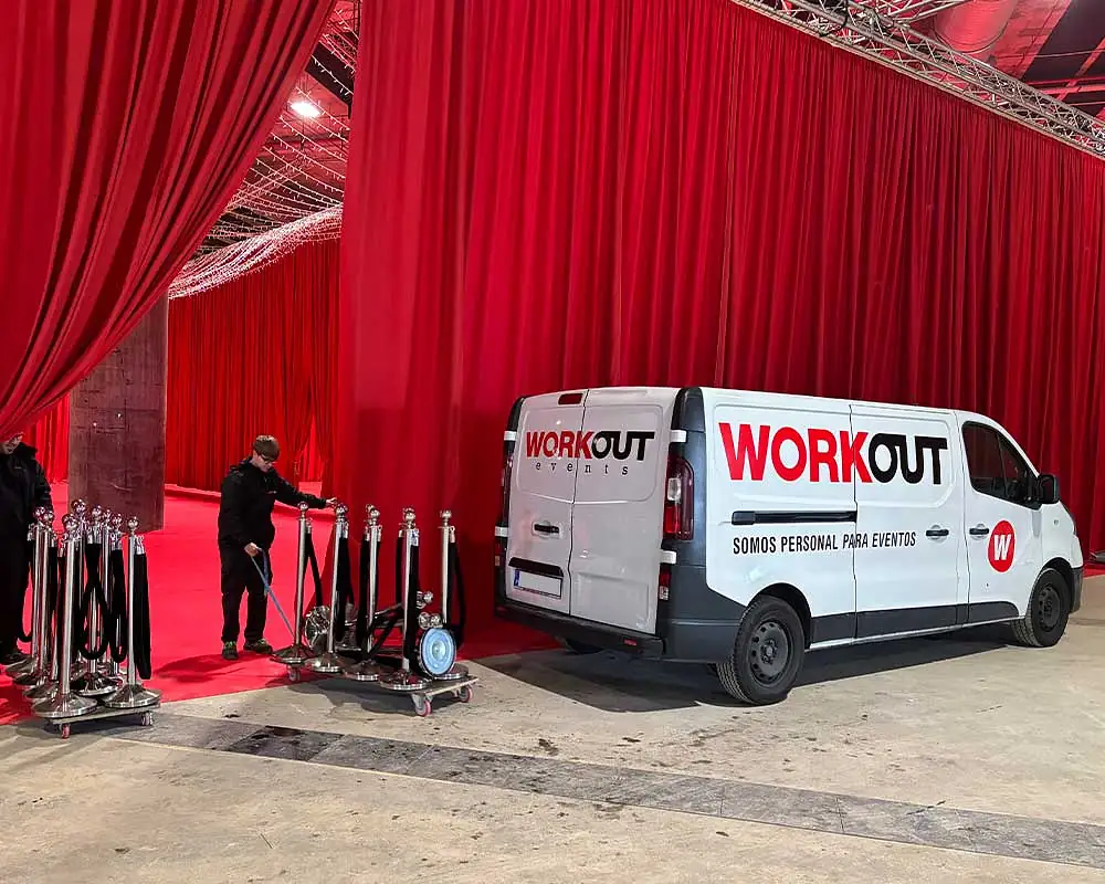 Runner logistics van Weihnachtsaktion