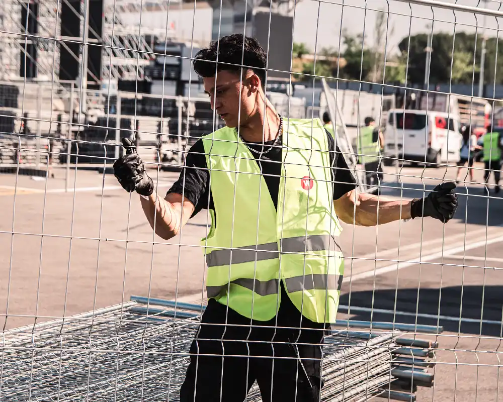 Personal hand básico trabajando