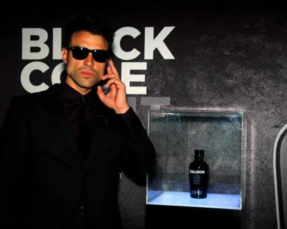 hostess model workout events bei der bulldog produkteinführung