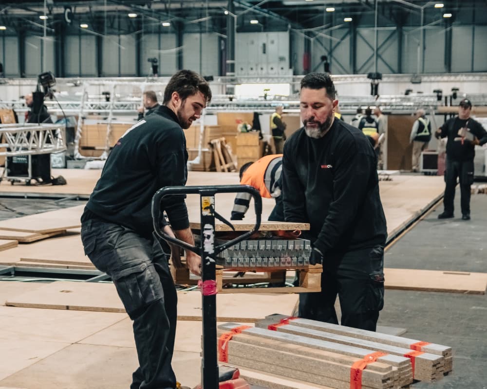 carpinteros para eventos