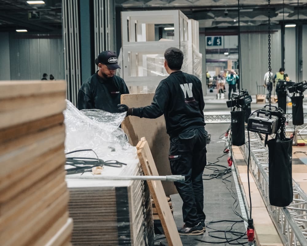 carpinteros para eventos