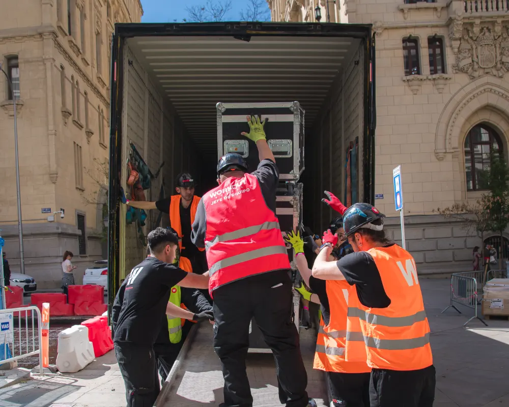 team leader materials and work area