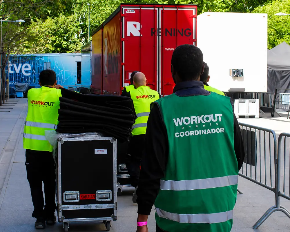 staff coordination team for events in madrid