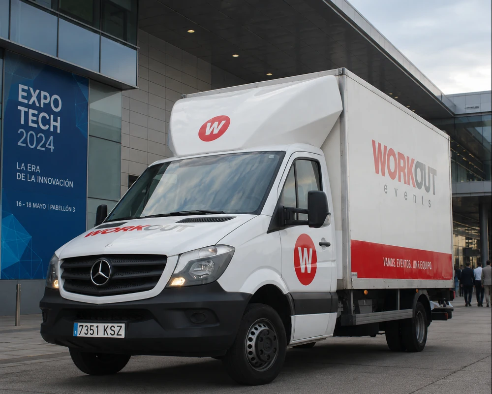 Logistics Trucks for Exhibitions and Events
