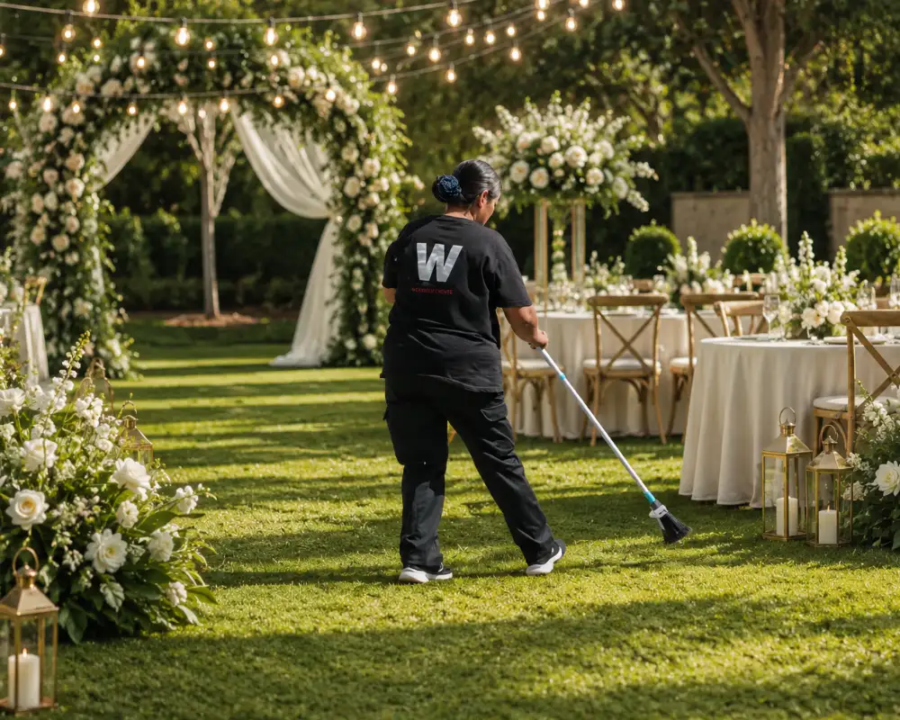 Professional Wedding Cleaning Staff