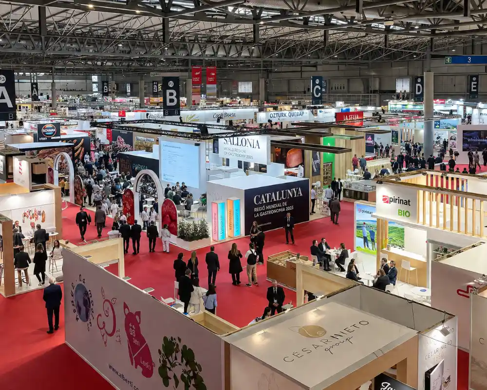 Logistics trucks for exhibitions and trade shows